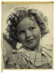 Shirley Temple Large 11'' x 14'' Signed Photo